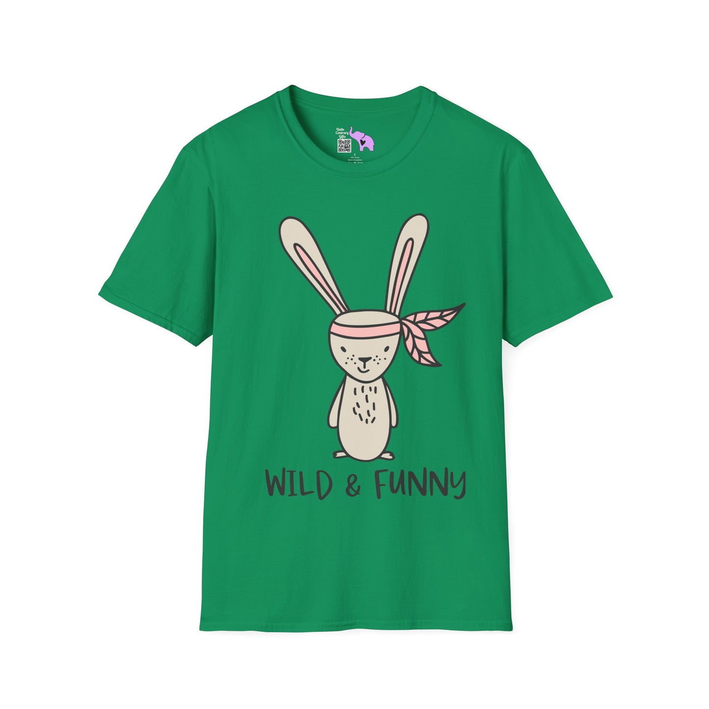 Wild & Funny (Bunny) Adult T-shirt