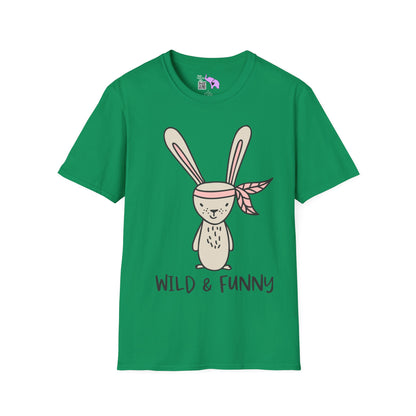 Wild & Funny (Bunny) Adult T-shirt