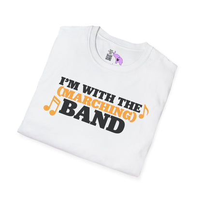 I'm With The (Marching) Band Adult T-shirt