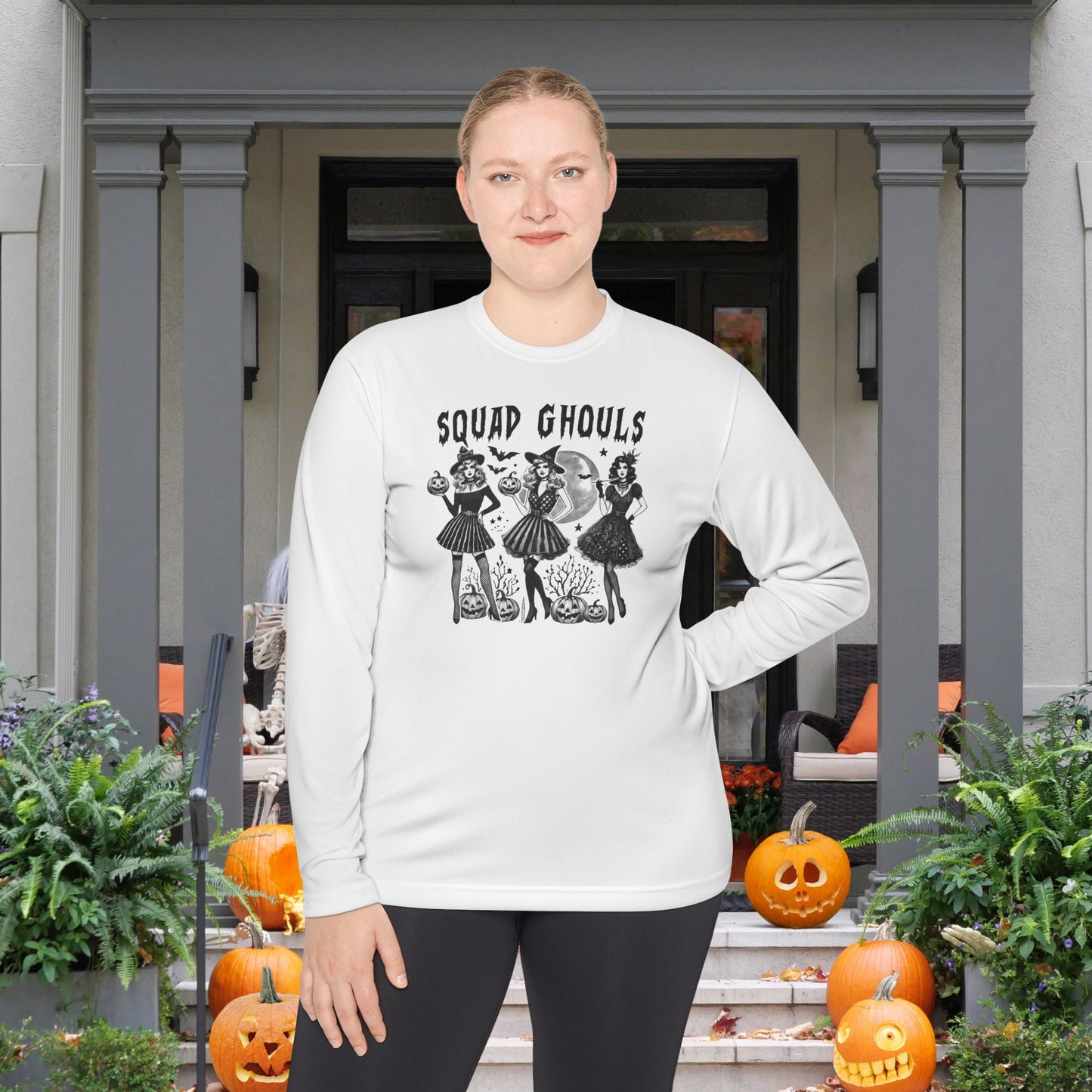 Squad Ghouls Adult Long Sleeve Tee