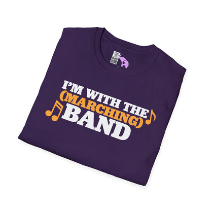 I'm With The (Marching) Band Adult T-shirt