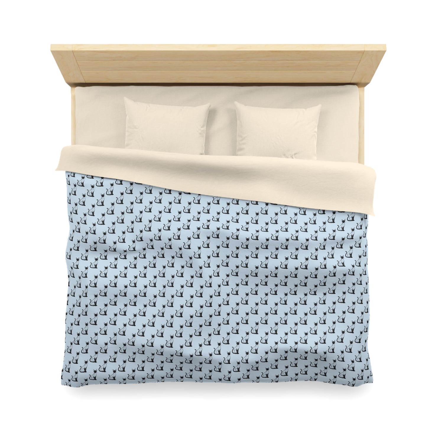 Siamese Charm – Ocean Breeze Microfiber Duvet Cover