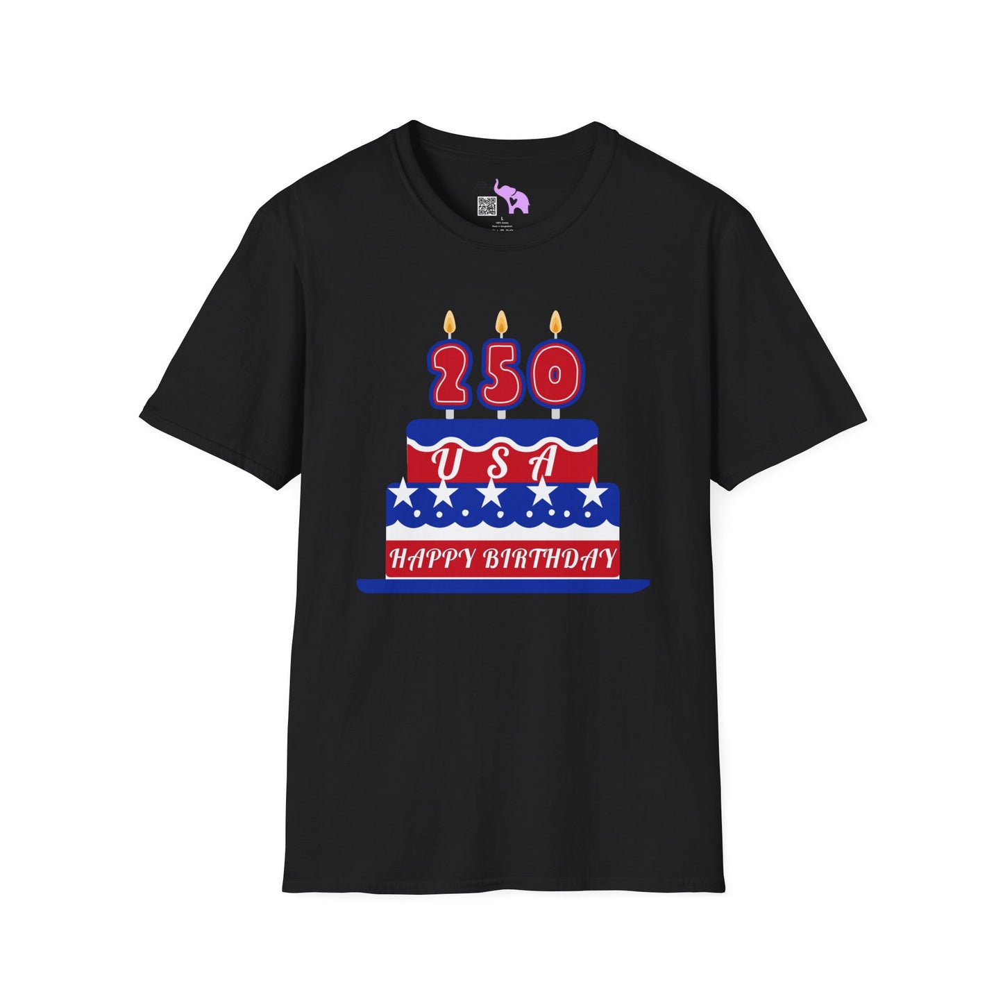 Happy Birthday USA Adult T-shirt