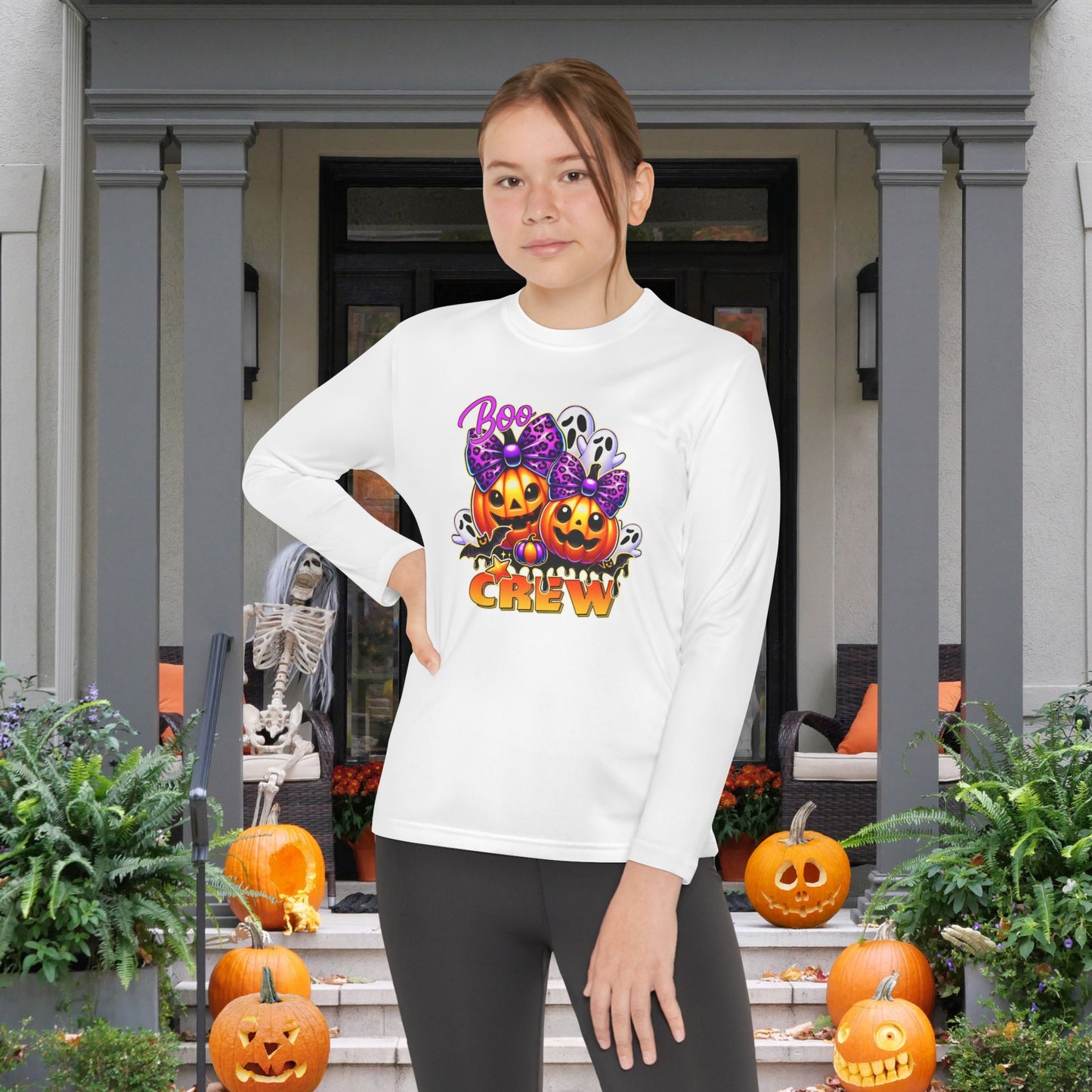 Boo Crew Youth Long Sleeve Tee