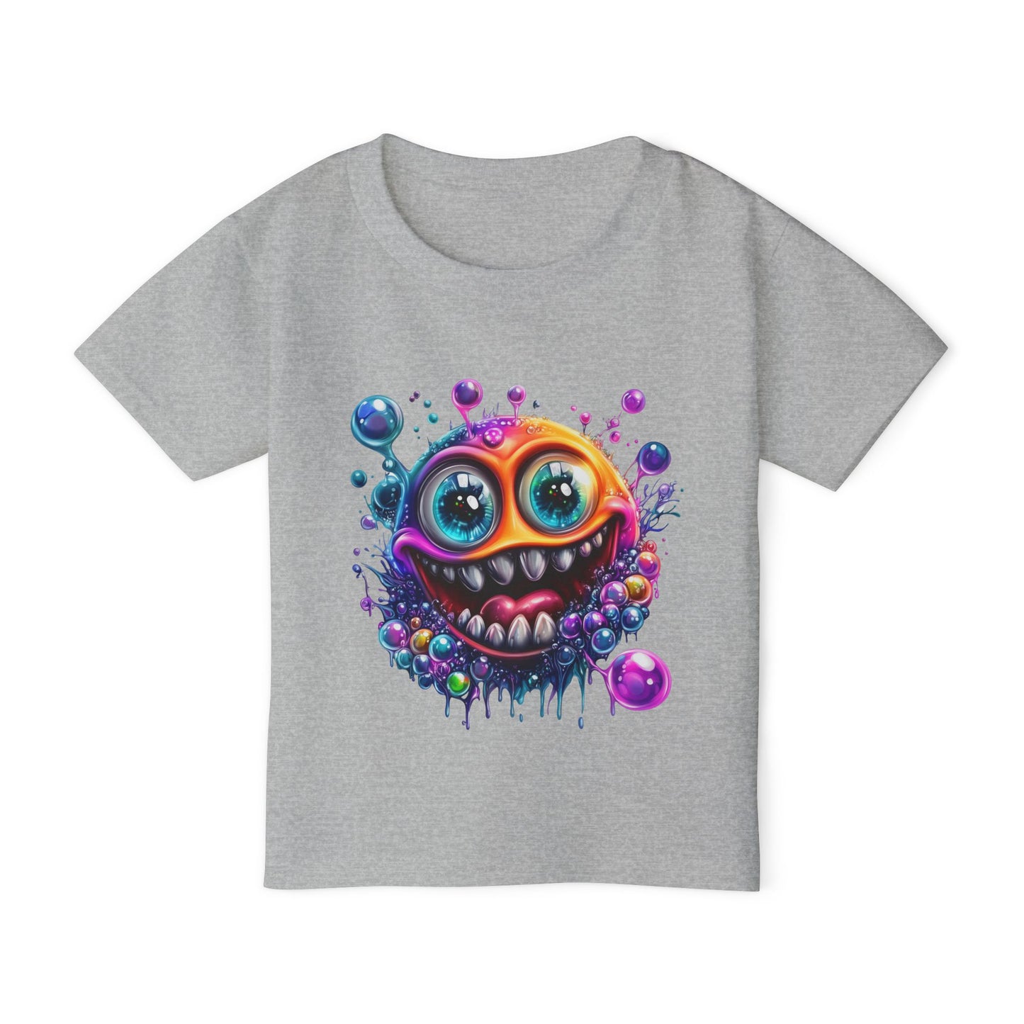 Bubbly Monster Heavy Cotton™ Toddler T-shirt