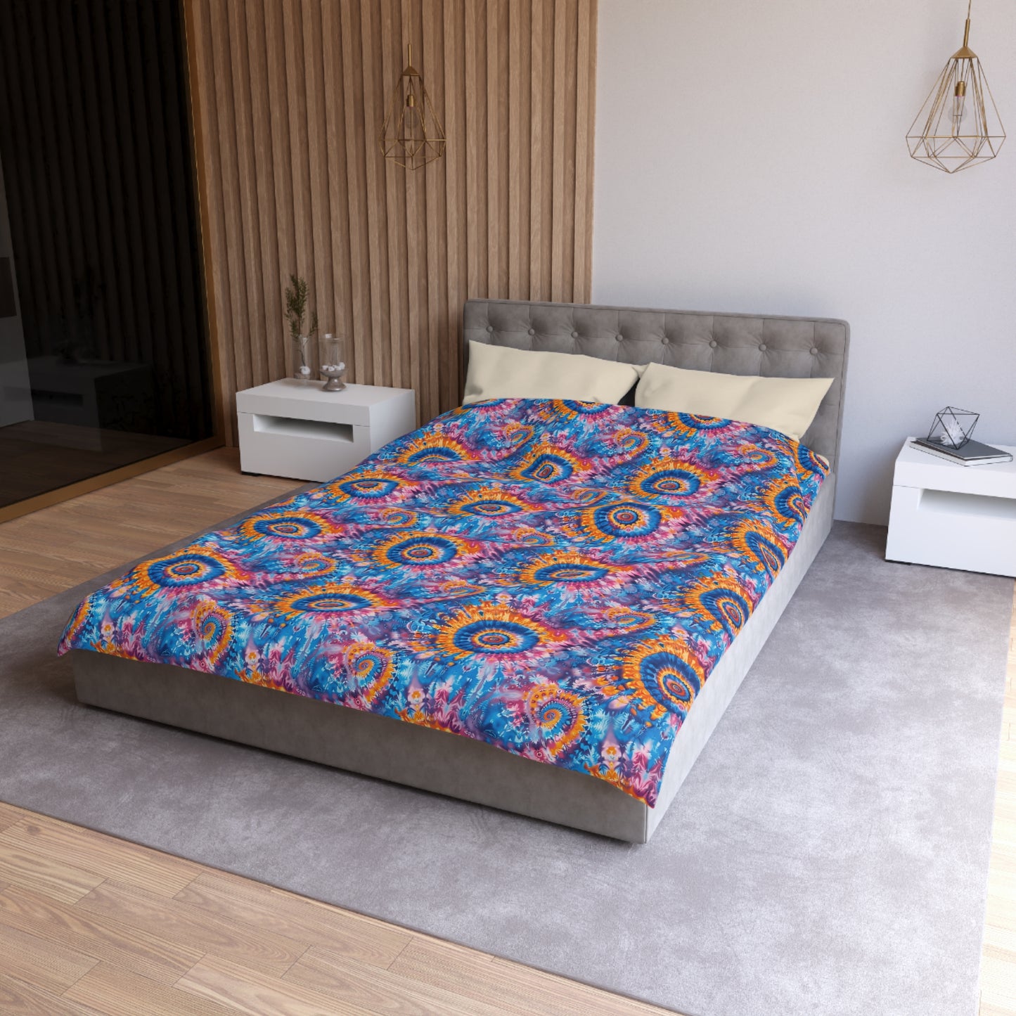 Trippy Taffy Microfiber Duvet Cover