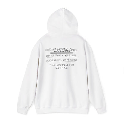 I'm An Invisible Warrior Heavy Blend™ Hooded Sweatshirt