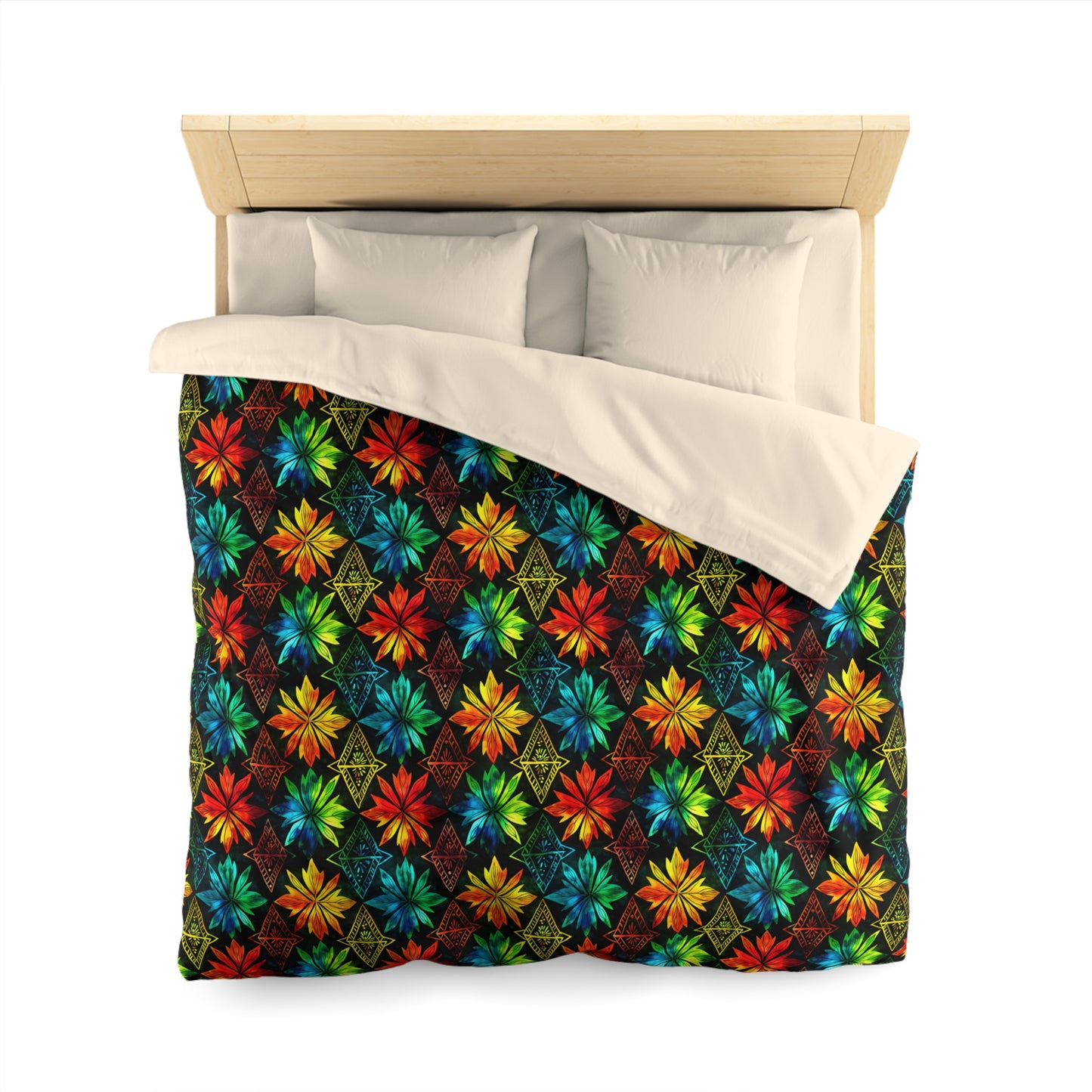 Celebration Mosaic Microfiber Duvet Cover