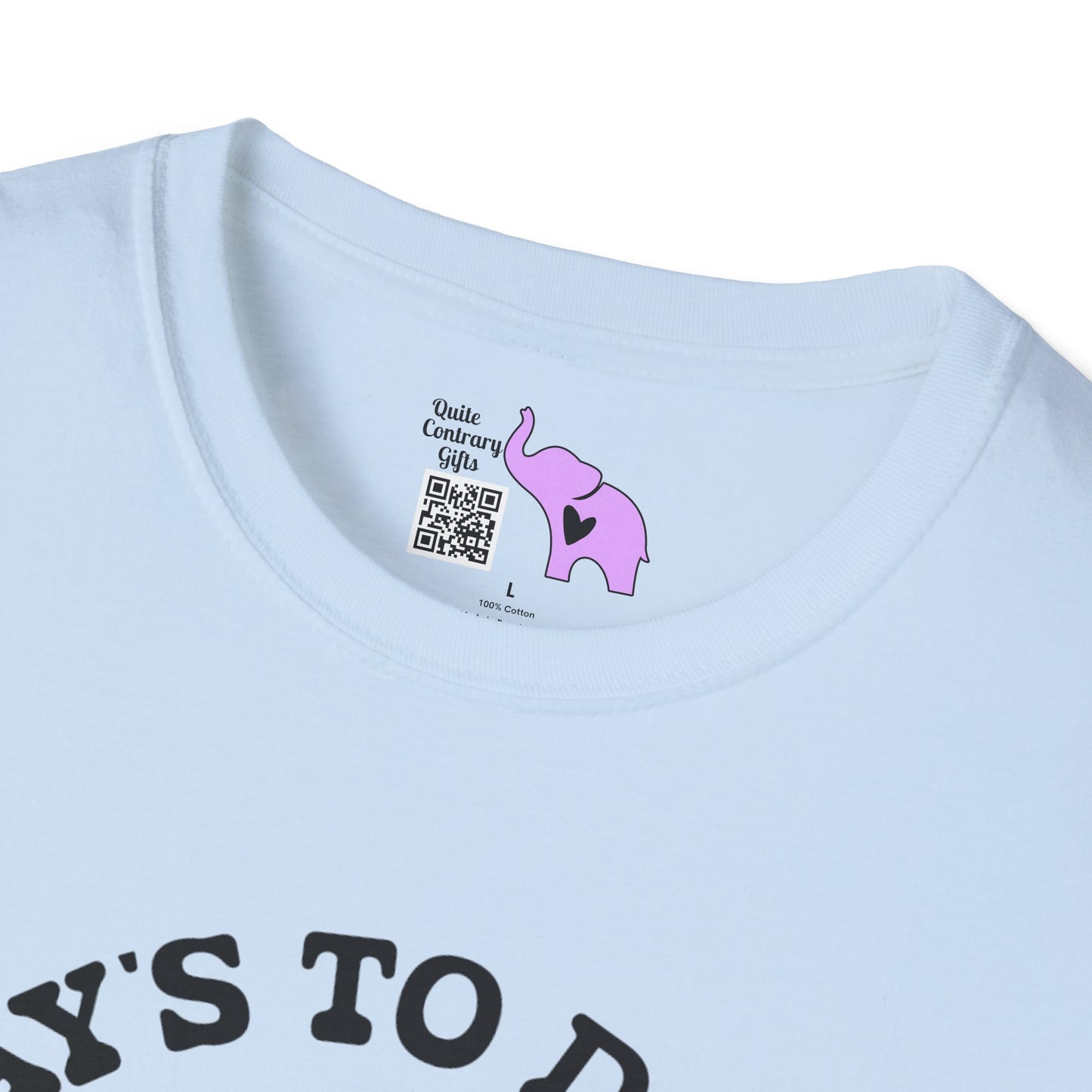 Today's To Do List... Adult T-shirt