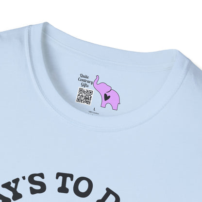 Today's To Do List... Adult T-shirt