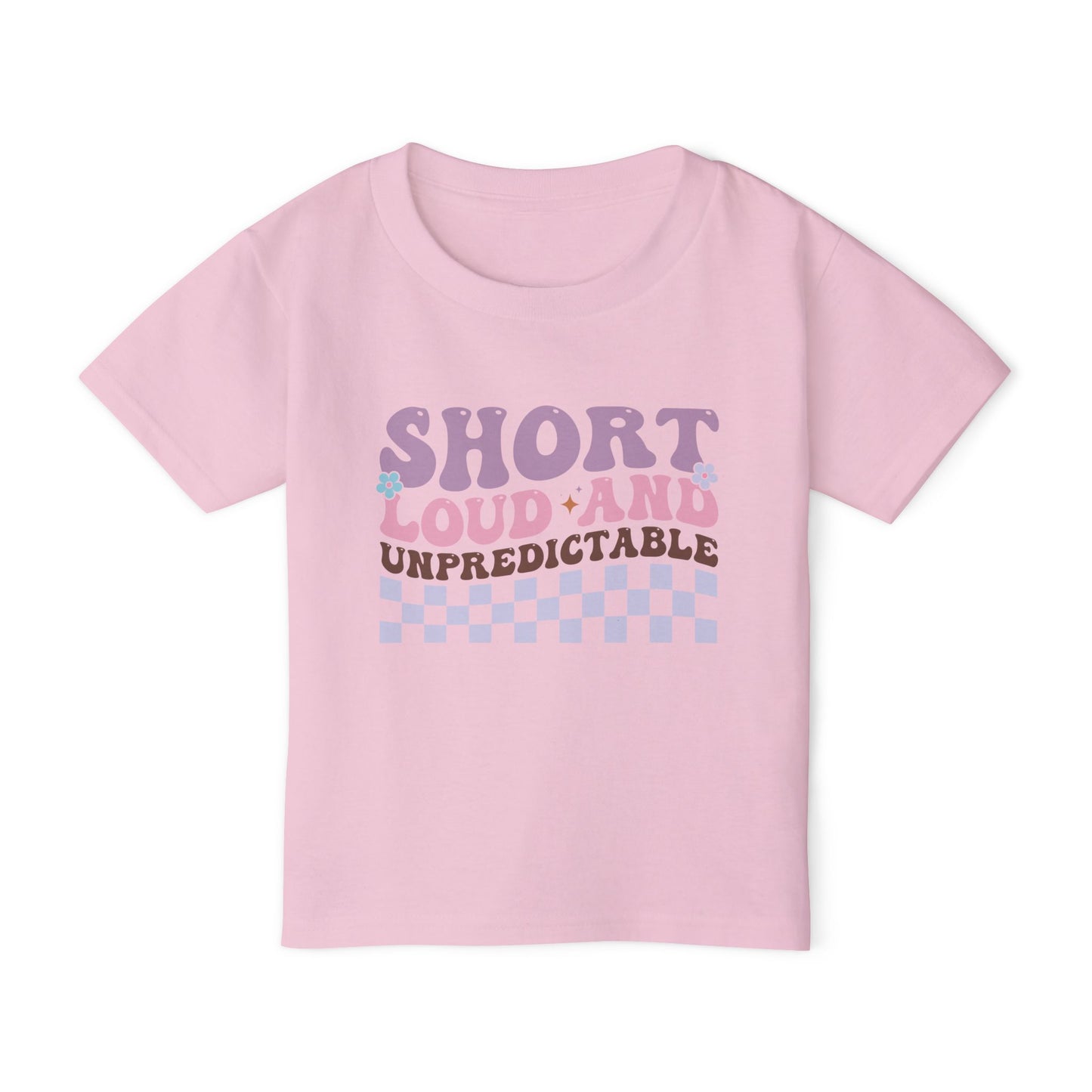 Short Loud and Unpredictable Heavy Cotton™ Toddler T-shirt