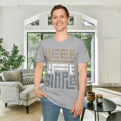Keep Life Simple Adult T-shirt