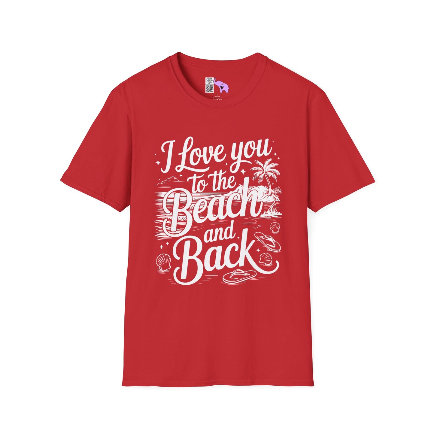 I Love You to the Beach and Back Adult T-shirt