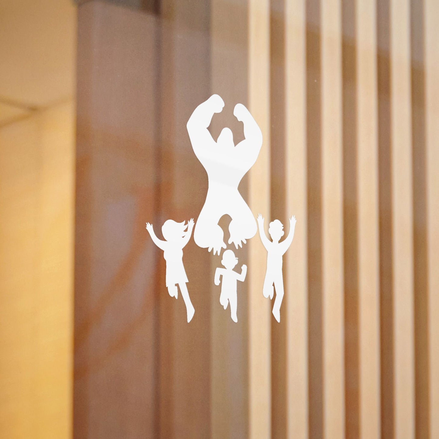 Bigfoot Chasing Family Decal