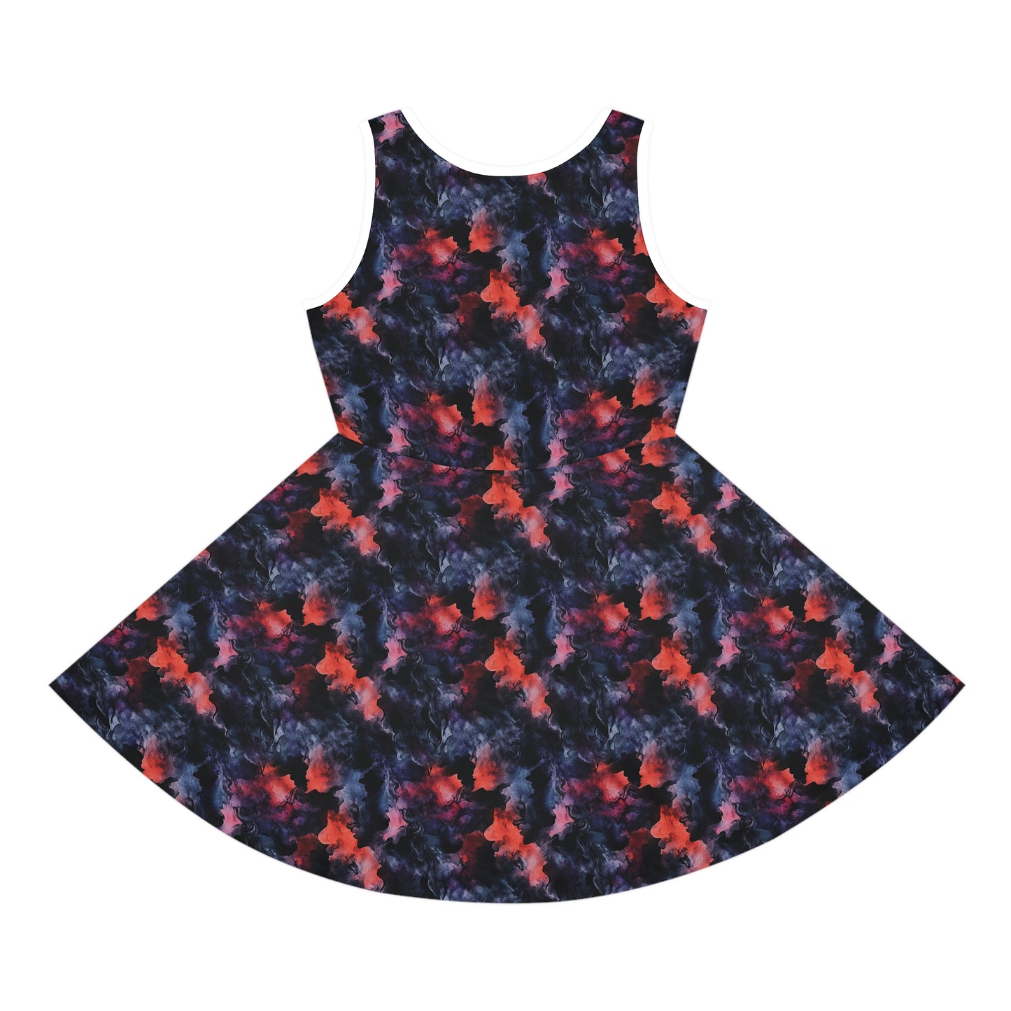 Dark Fantasy Watercolor Girls' Sleeveless Sundress