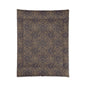 Golden Midnight Radiance Mandala Comforter