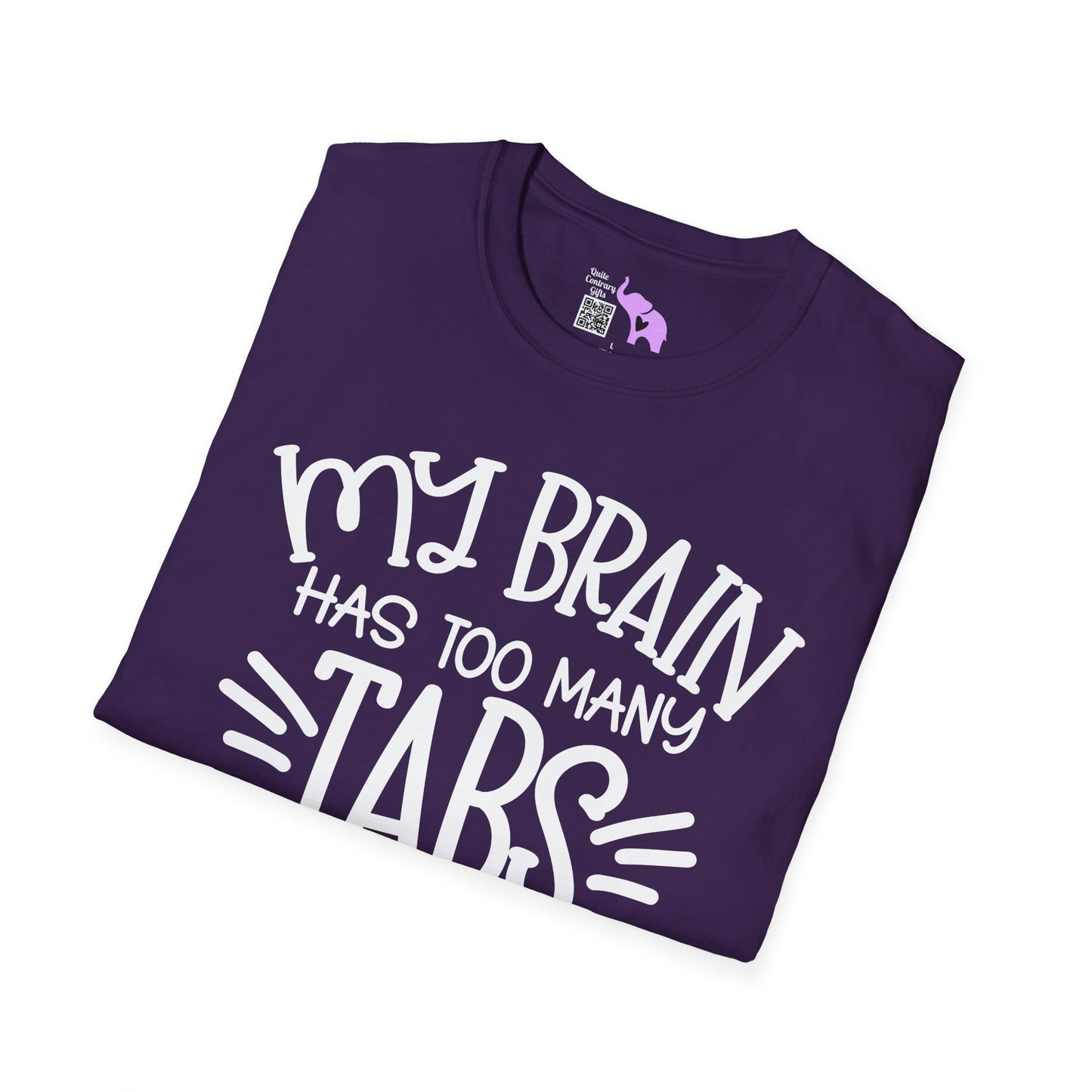 My Brain Has Too Many Tabs Open Adult T-shirt