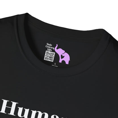 Humans Didn't Claw Their Way To The Top of The Food Chain To Eat Salad Adult T-shirt