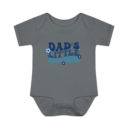 Dad's Little Shadow Infant Baby Rib Bodysuit