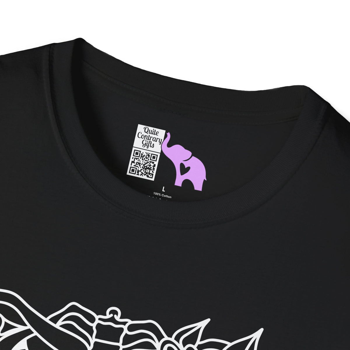 Floral Ribcage Adult T-shirt
