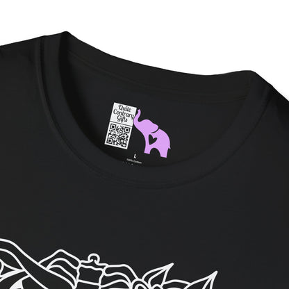 Floral Ribcage Adult T-shirt
