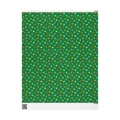 Jingle Stars Wrapping Paper