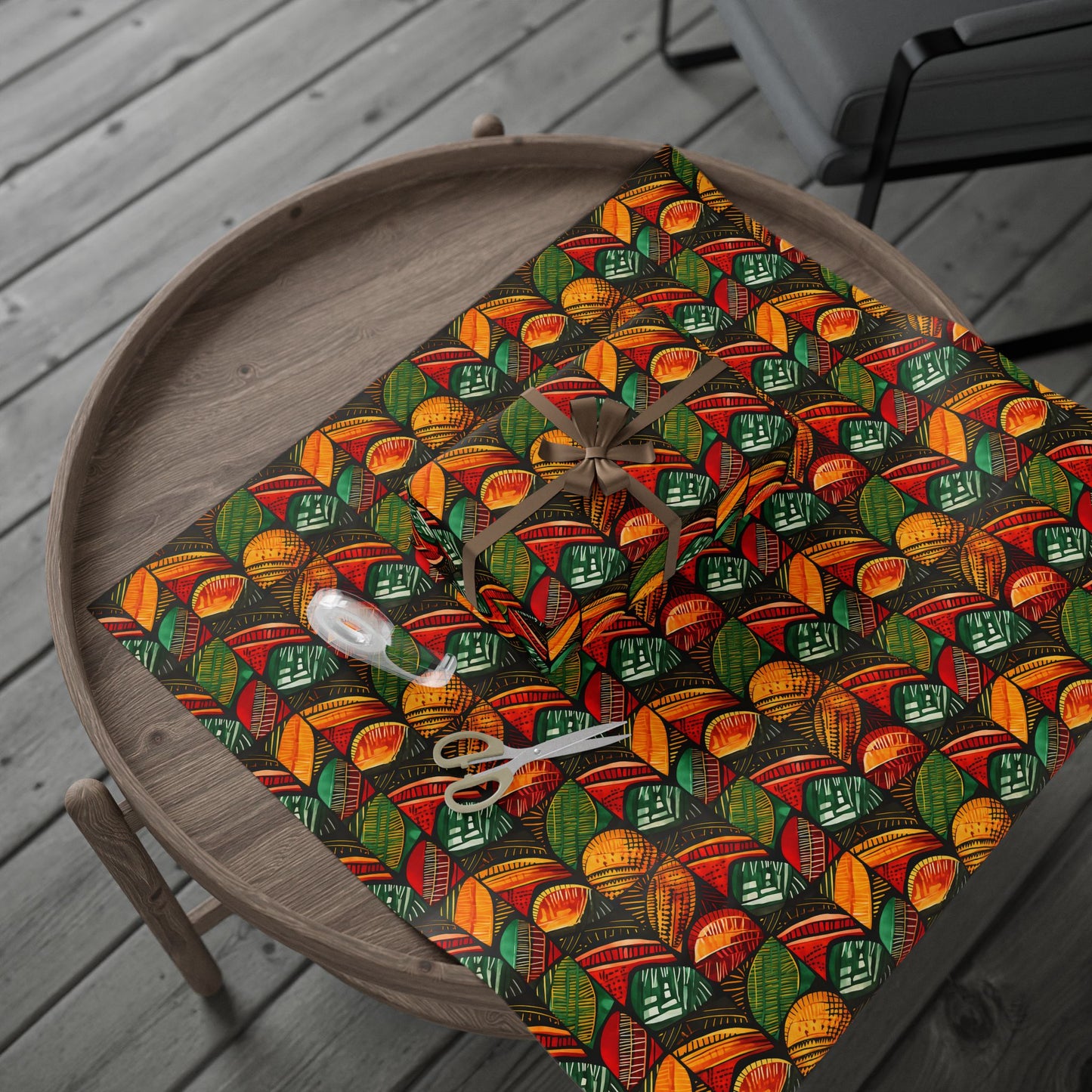 Collective Harmony Kwanzaa Wrapping Paper