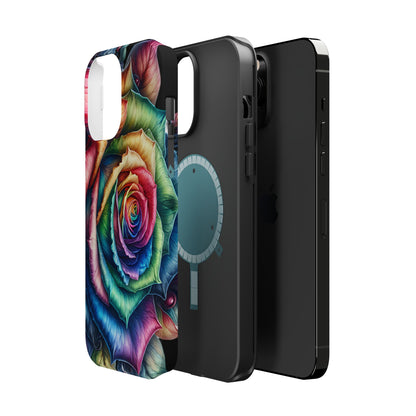 Colorful Rose MagSafe® Compatible Tough Case for iPhone