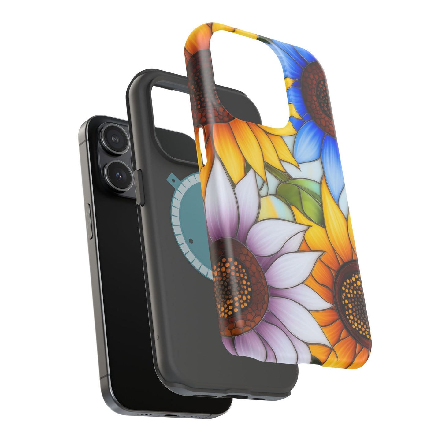 Colorful Sunflowers MagSafe® Compatible Tough Case for iPhone