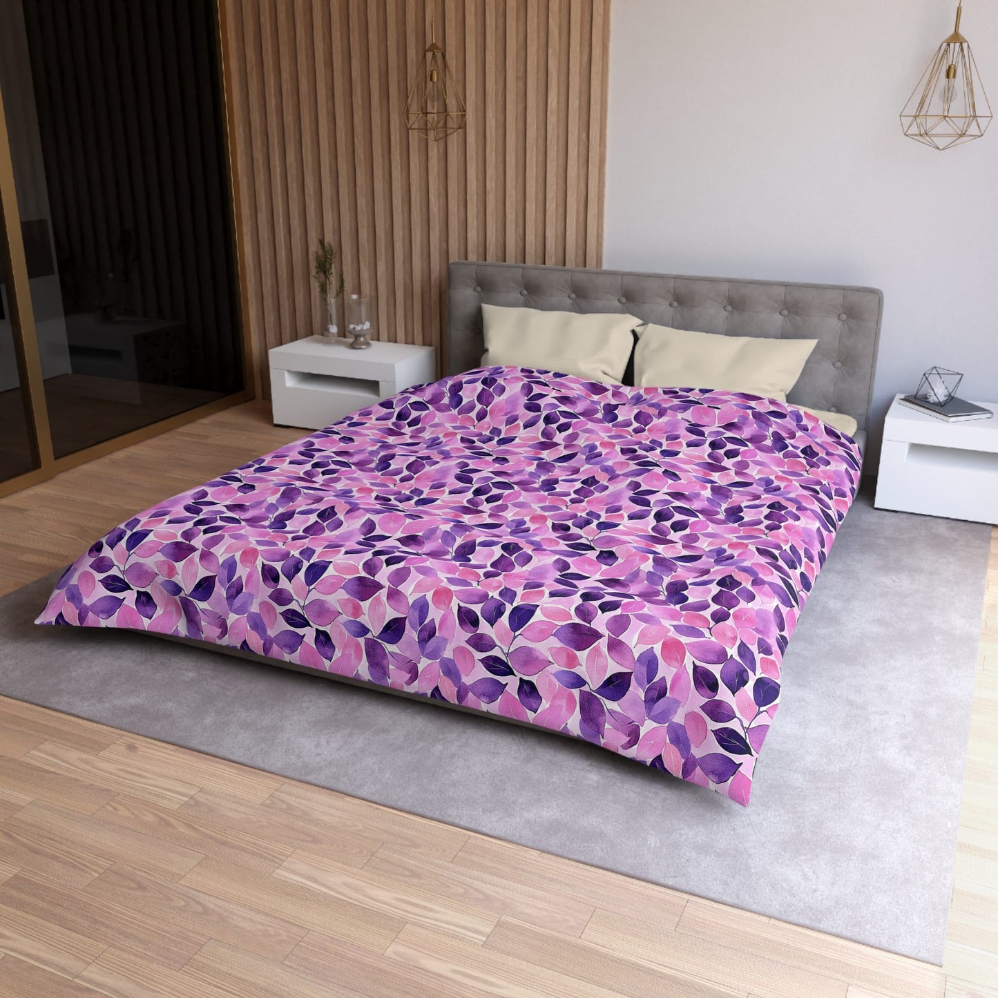 Lilac Serenade Microfiber Duvet Cover