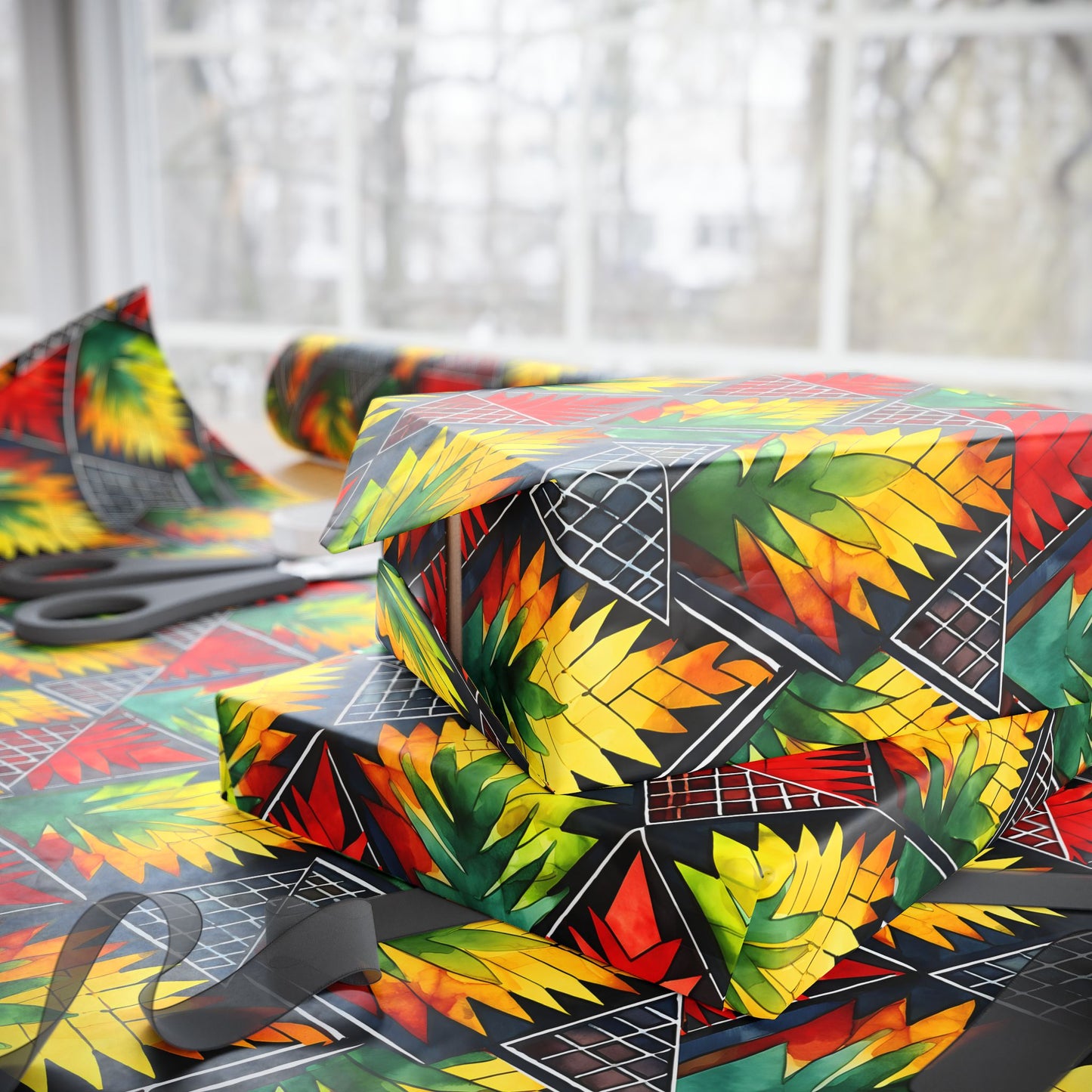 Heritage Harmony Kwanzaa Wrapping Paper