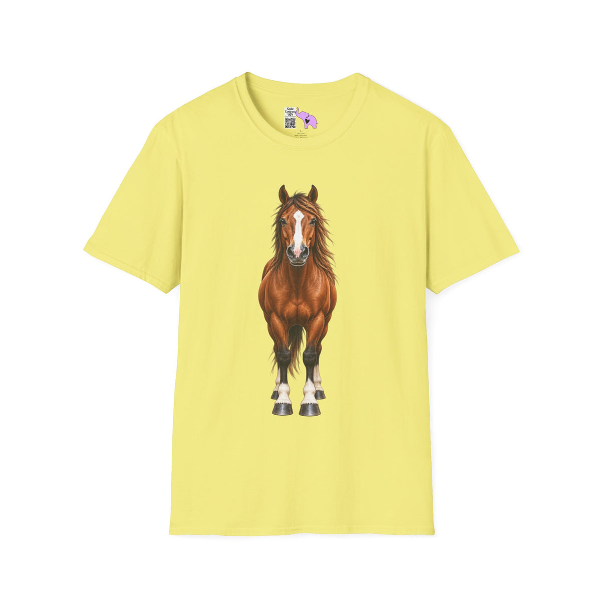 ""Front to Back Horse Lover Adult T-shirt
