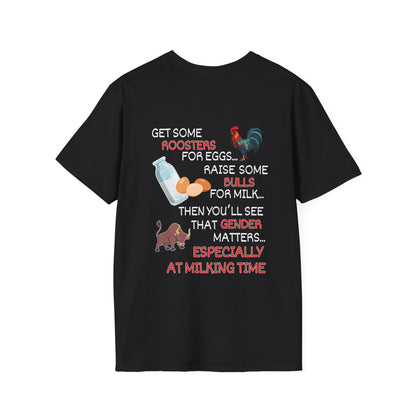 Gender Matters Adult T-shirt