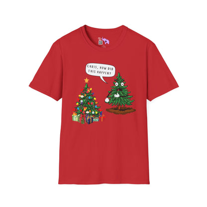 Christmas Tree How Did This Happen? Adult T-shirt