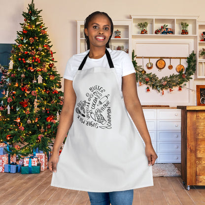 Baking Ingredients Heart Apron