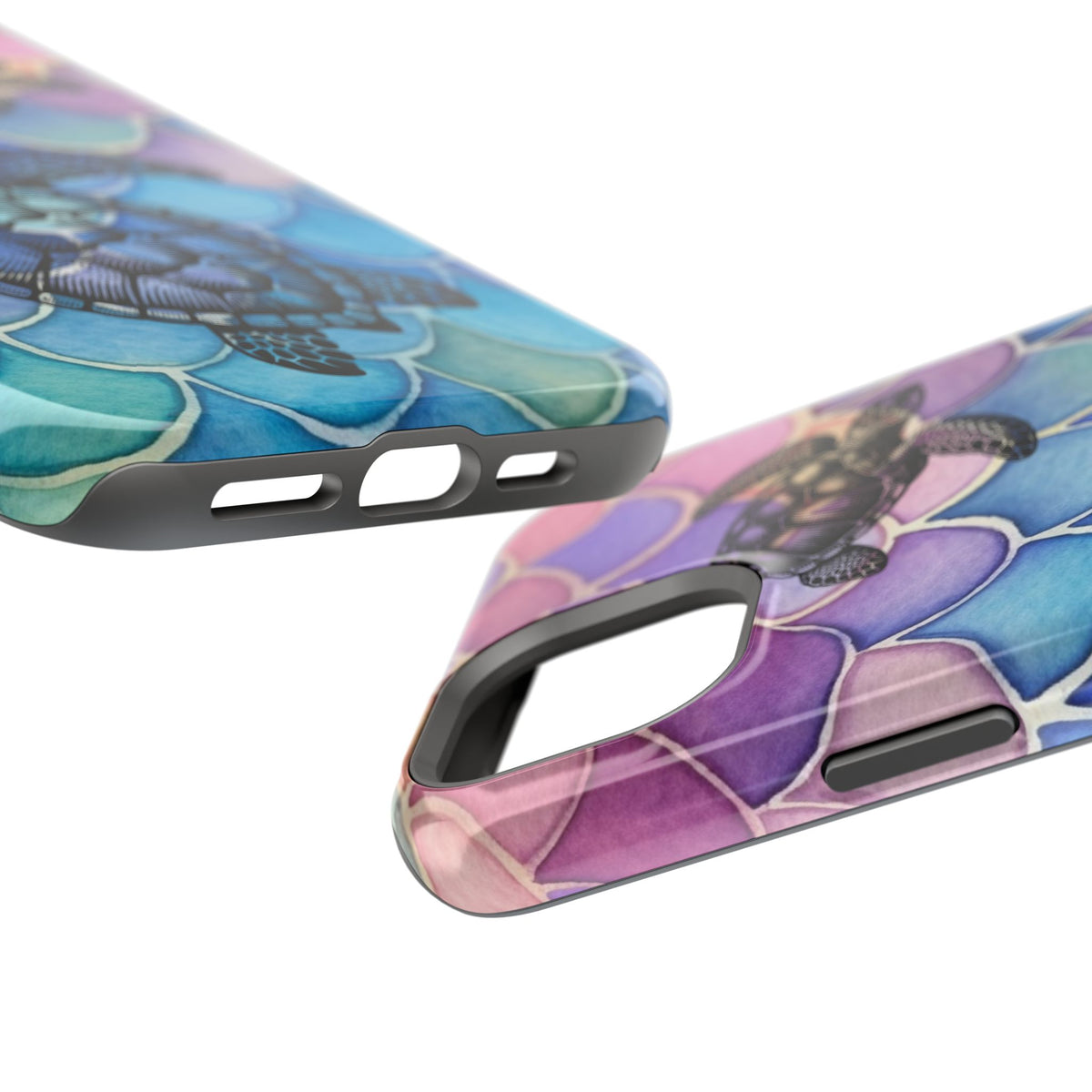 Sea Turtle Silhouette MagSafe® Compatible Tough Case for iPhone