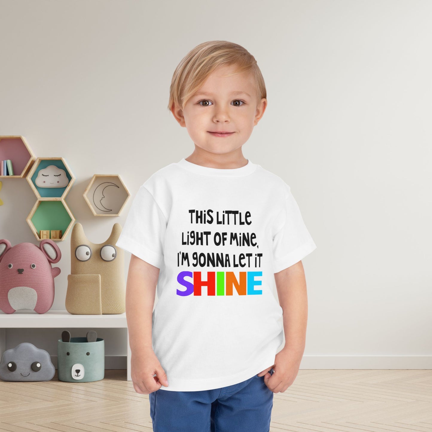 This Little Light of Mine I'm Gonna Let It Shine Toddler Tee