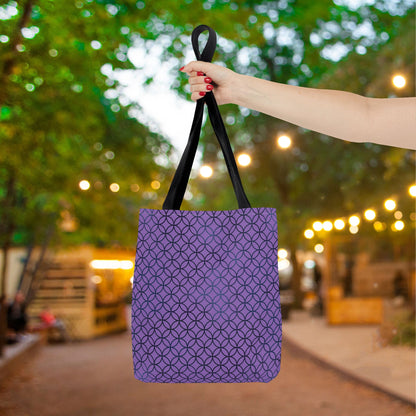 Amethyst Interlock Canvas Tote Bag