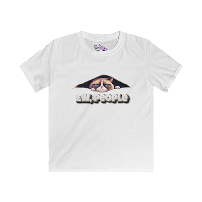 Ew People Grumpy Cat Youth Softstyle Tee