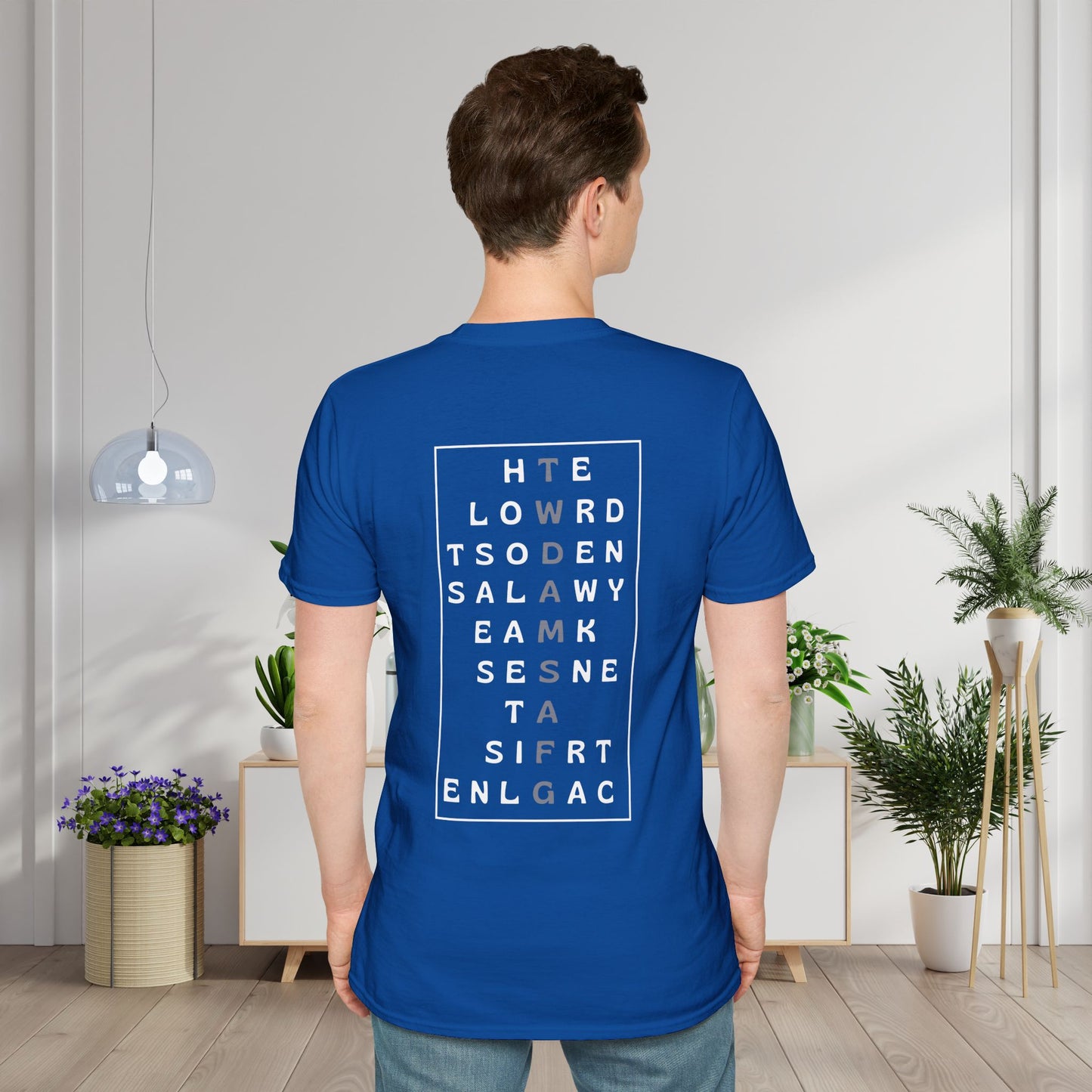 The World Doesn't Always Make Sense at First Glance Adult T-shirt