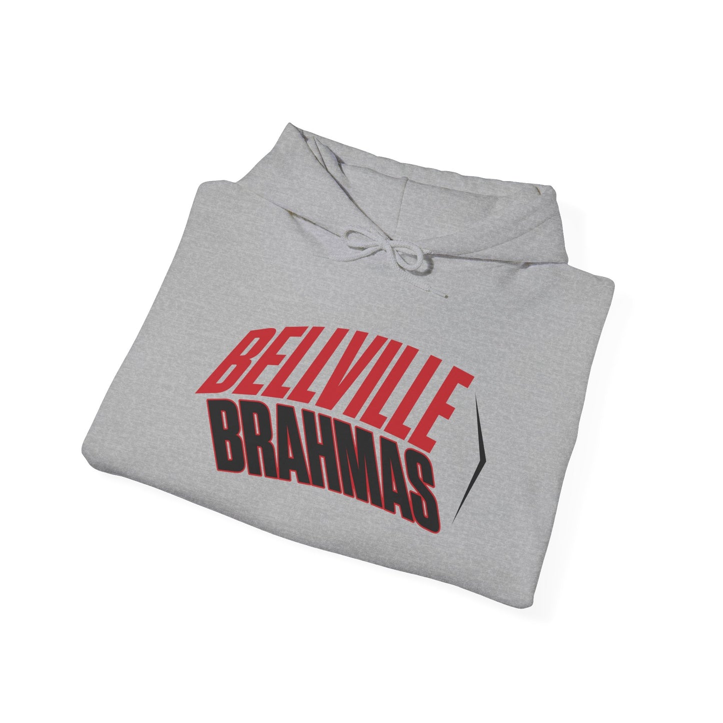 Bellville Brahmas (Angled) Adult Heavy Blend™ Hooded Sweatshirt