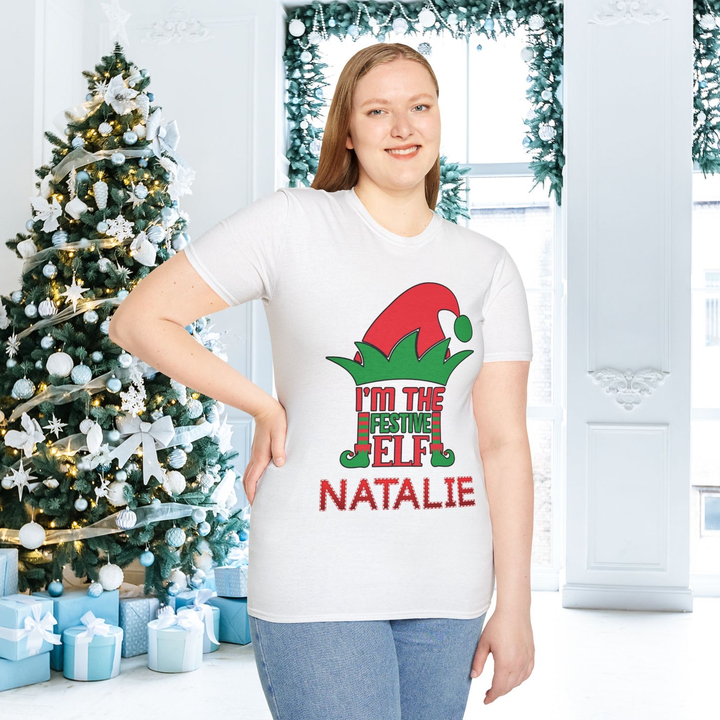 I'm The Festive Elf Adult T-shirt