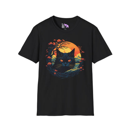 Creepy Black Cats 4 T-shirt