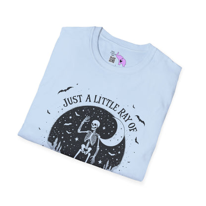 Just A Little Ray of Pitch Black (Crescent Moon) Adult T-shirt