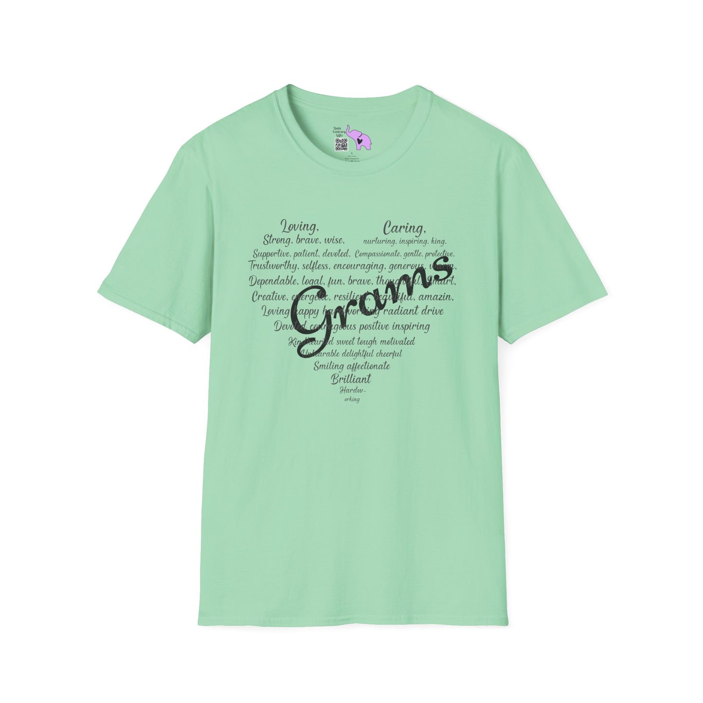 Grams Descriptive Words Adult T-shirt