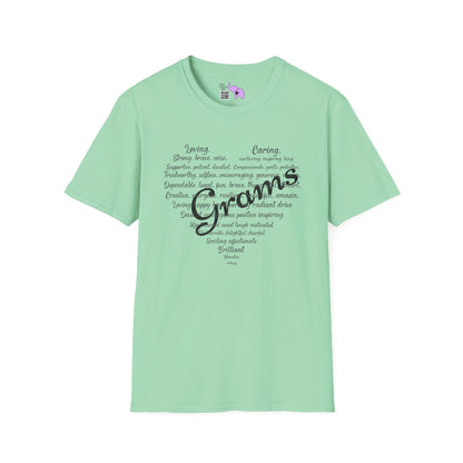 Grams Descriptive Words Adult T-shirt