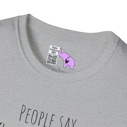 People Say Nothing Is Impossible But I Do Nothing Every Day Adult T-shirt