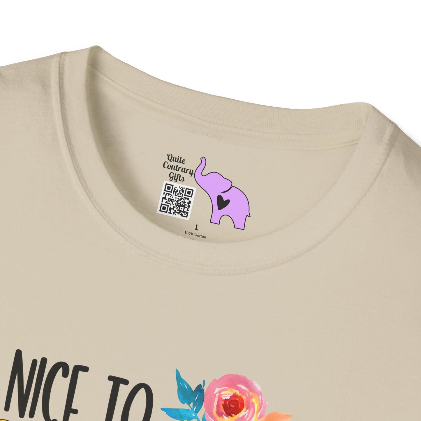 Be Nice To The Bus Driver... Adult T-shirt