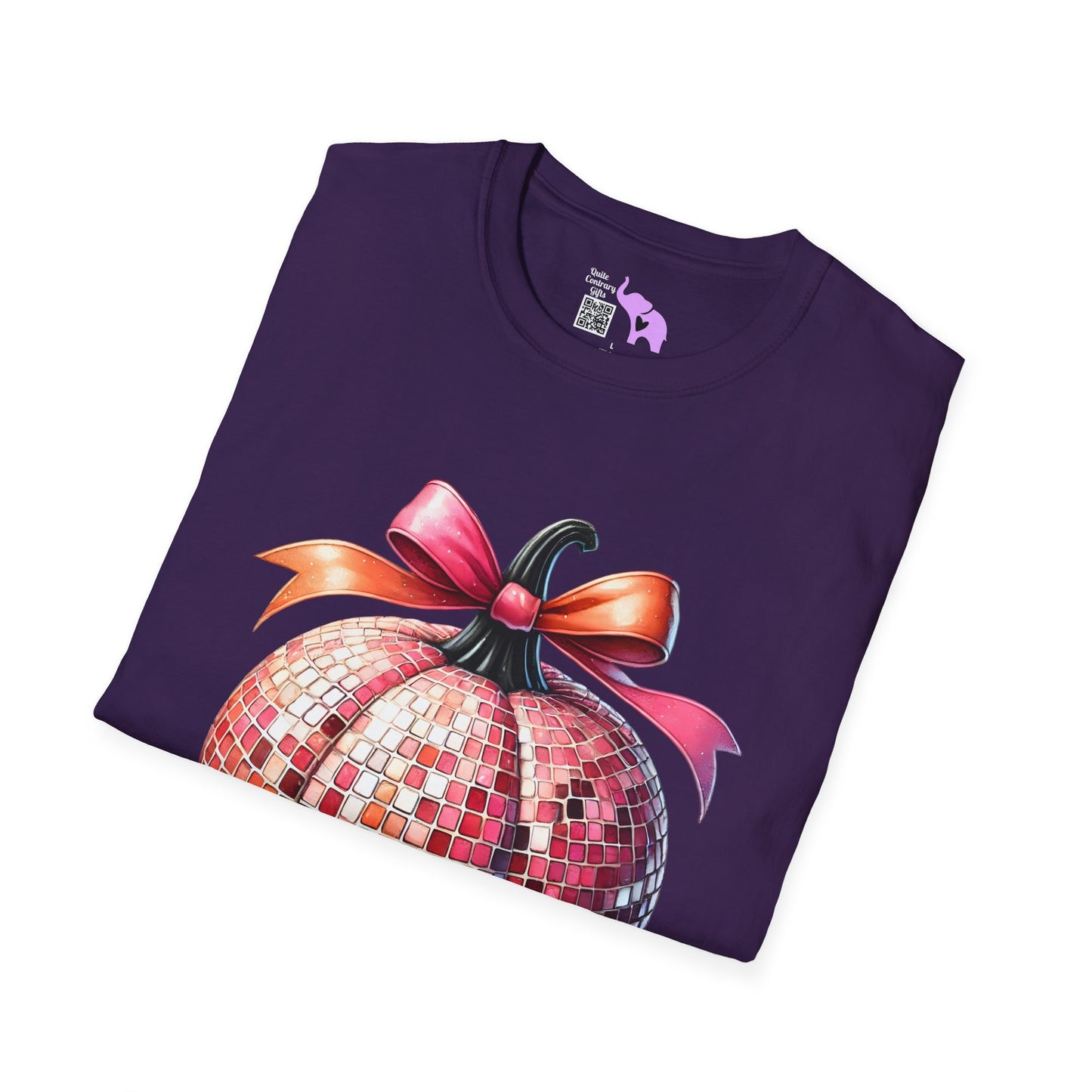 Disco Pumpkin Adult T-shirt