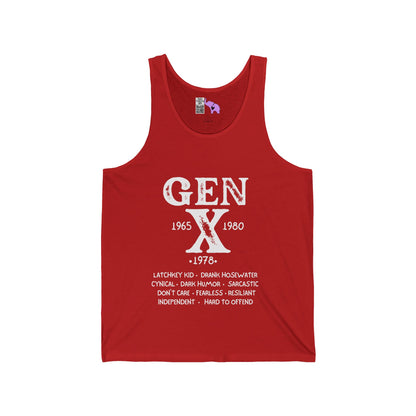 GenX 1978 Adult Unisex Tank